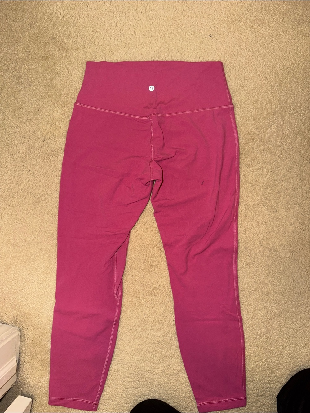 lululemon athletica Berry-Red High-Rise Performance Leggings